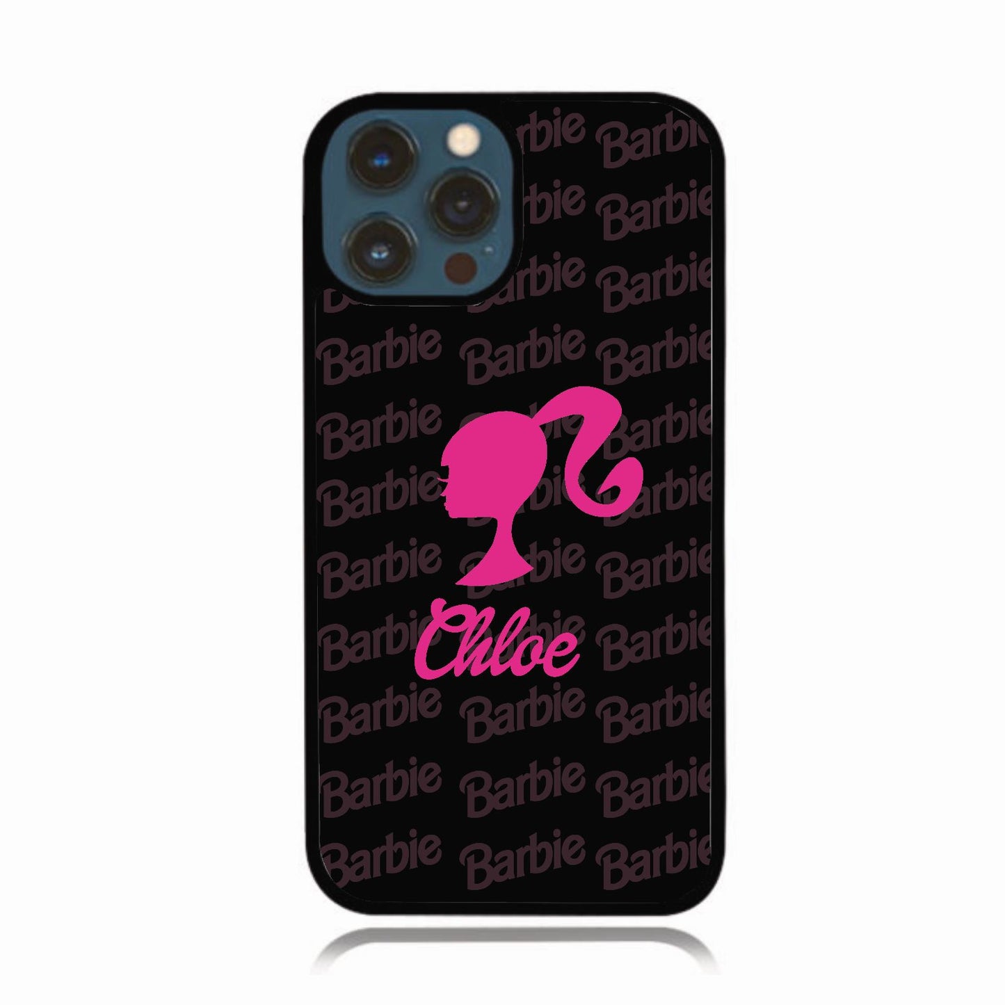 Black Personalised Barbie Case