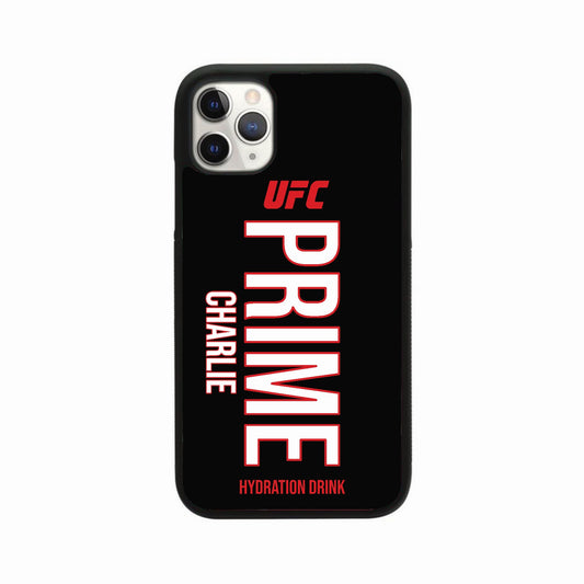 Prime Hydration Energy Drink Personalised Case - UFC Edition Black