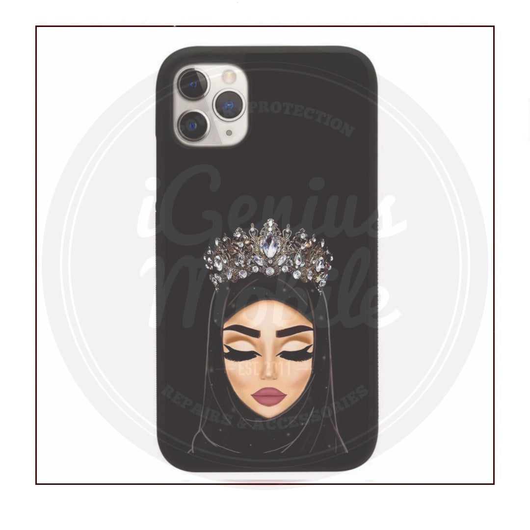 Original Hijab Case Silver Crown