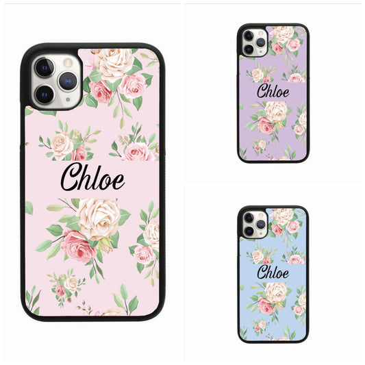 Floral Rose Personalised Case