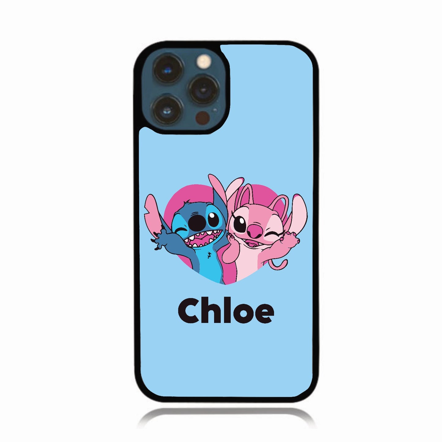 Stitch Angel Heart 'Lilo & Stitch' Personalised Case