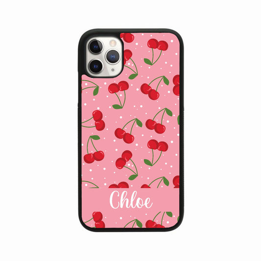 Pink Cherry Print Case