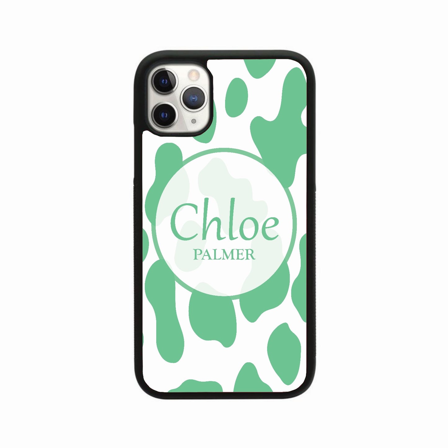 Personalised Circle Cow Print Case