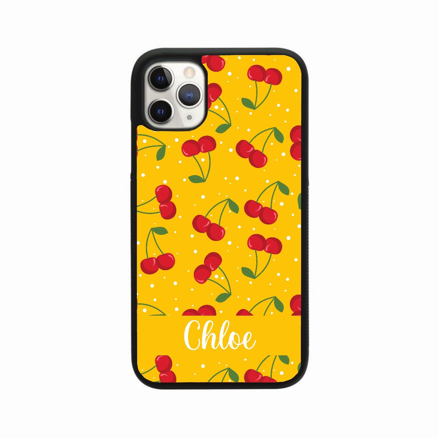 Yellow Cherry Print Case