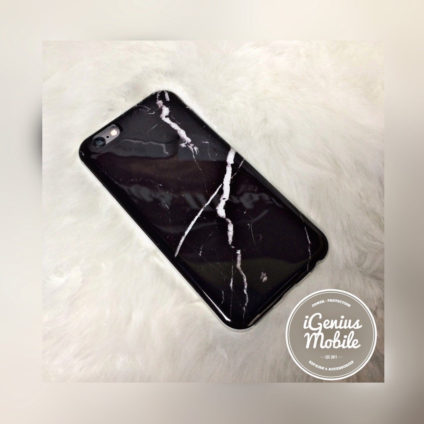 SALE - Black Marble Case