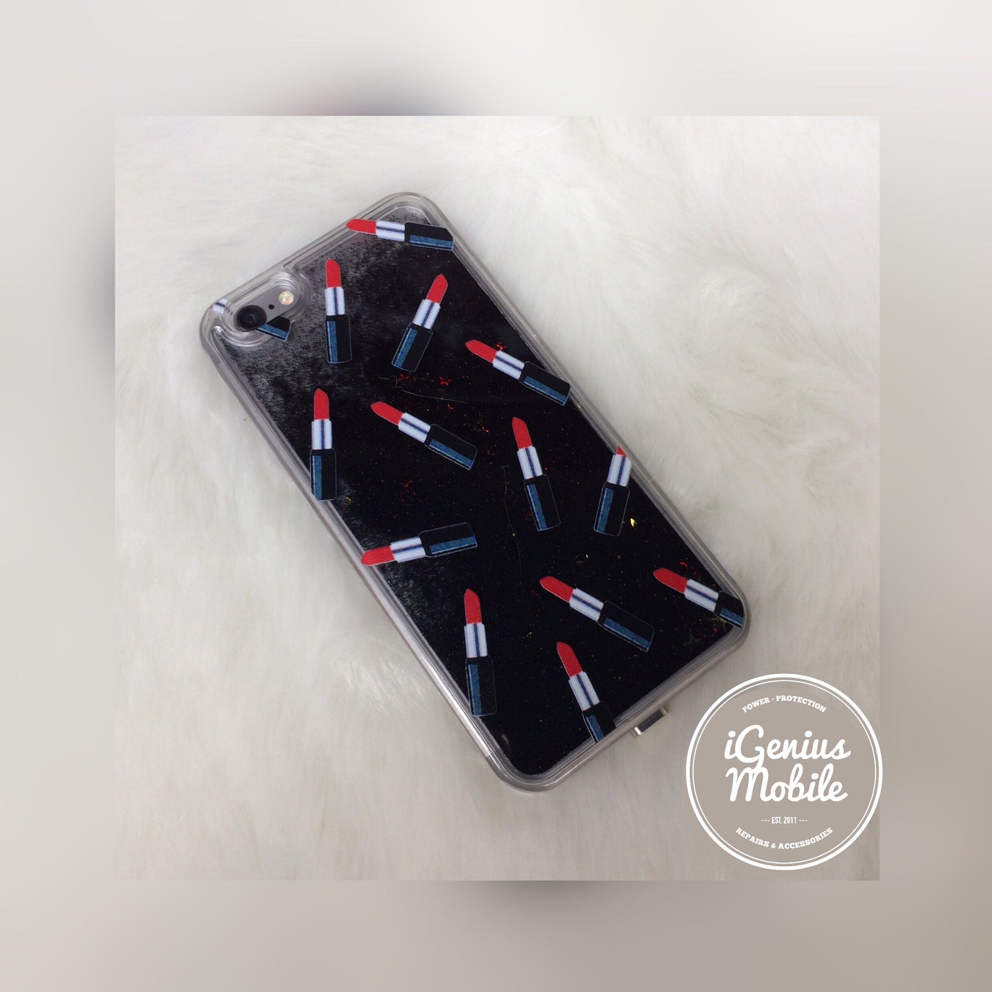 SALE - Lipstick Liquid Glitter Case