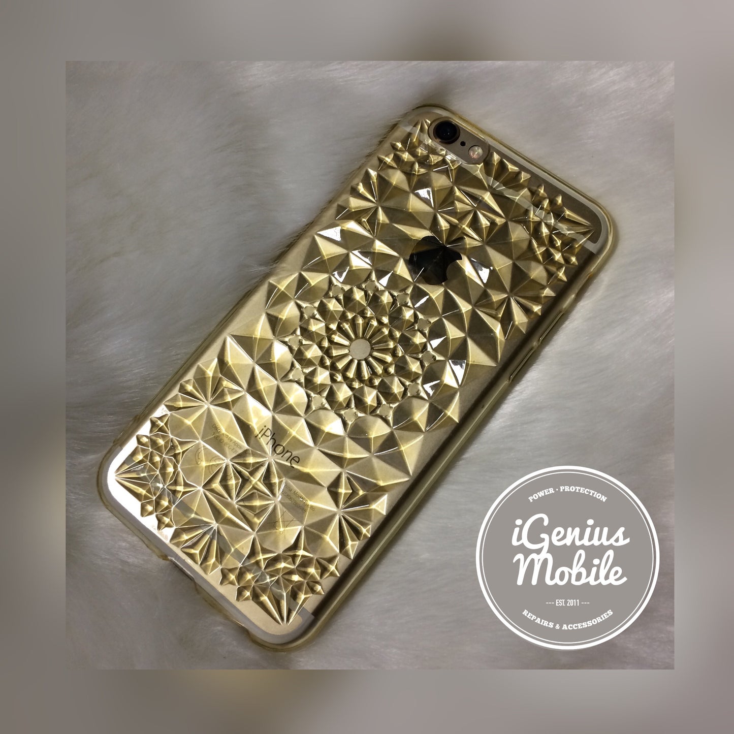 SALE - Crystal Case Gold