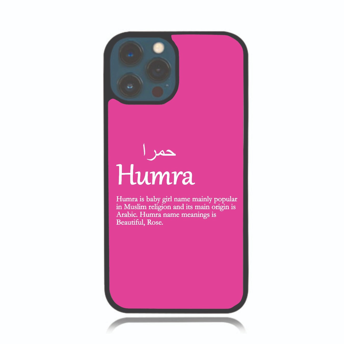 Arabic & English Personalised Case - Pink