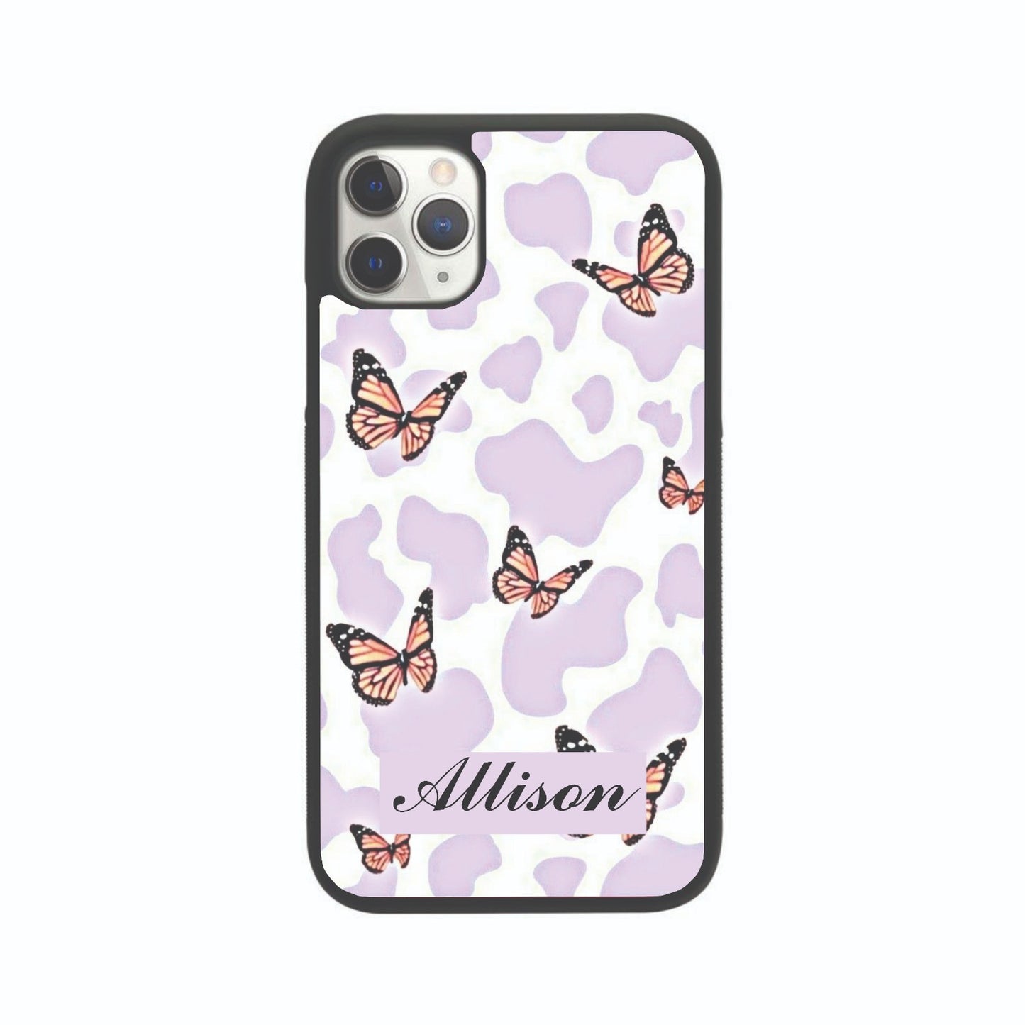Butterfly Cow Print Personalised Case