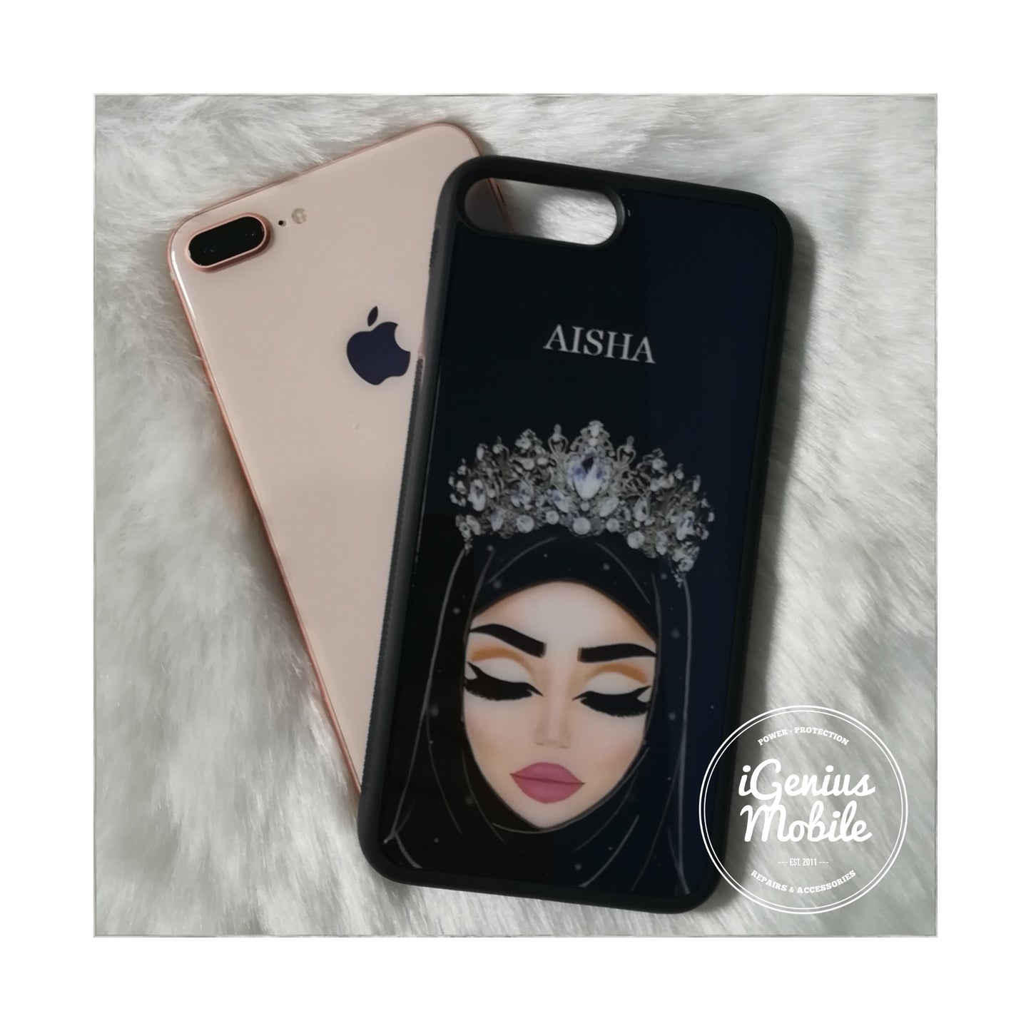 Original Hijab Case Silver Crown