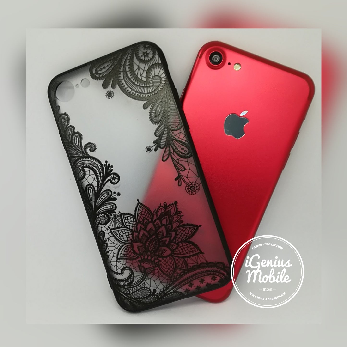 SALE - Henna Lace Case (Black)
