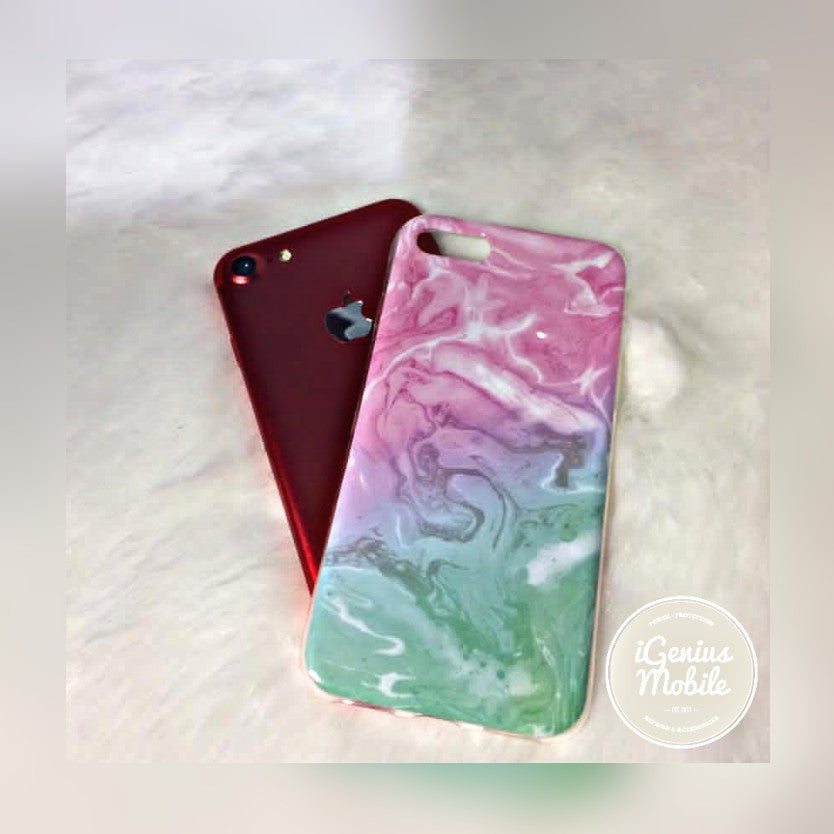 SALE - Pink Sea Marble Case