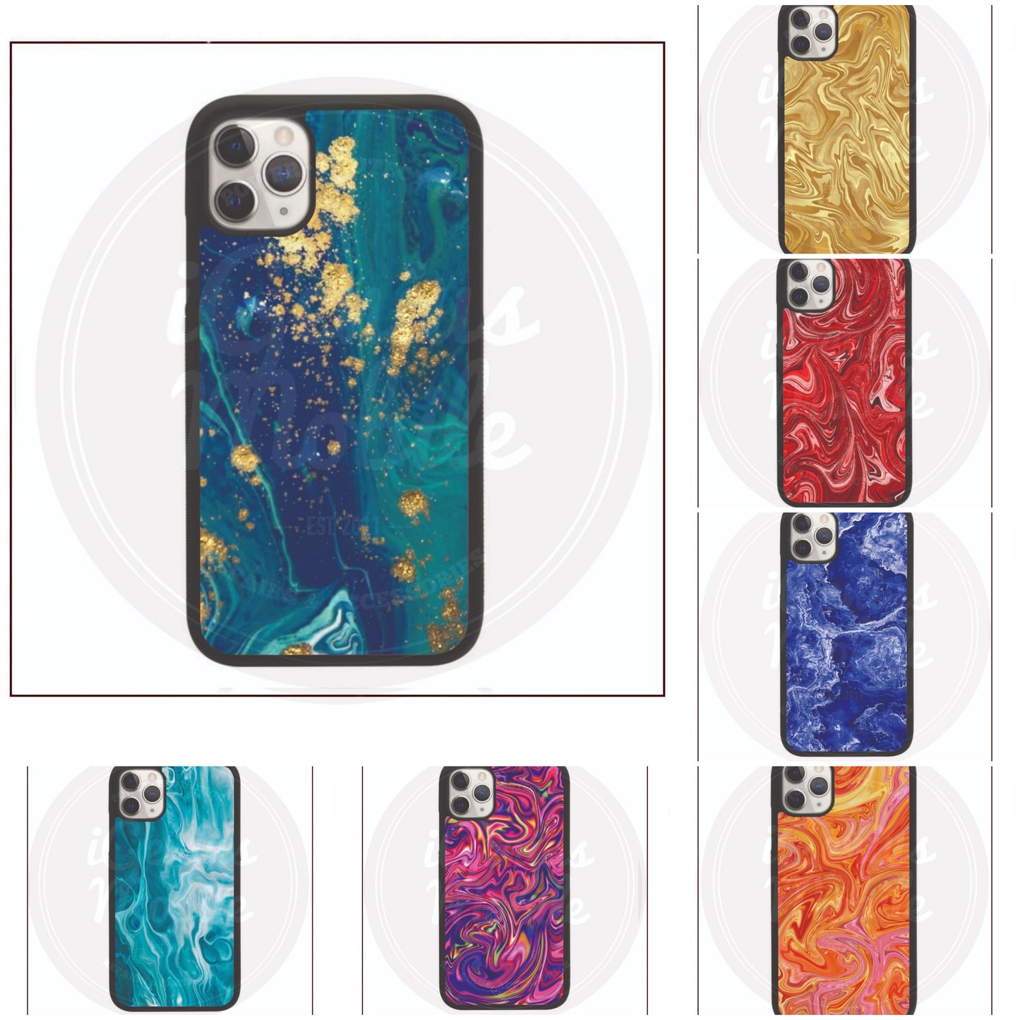 Blue Mix Splash Case