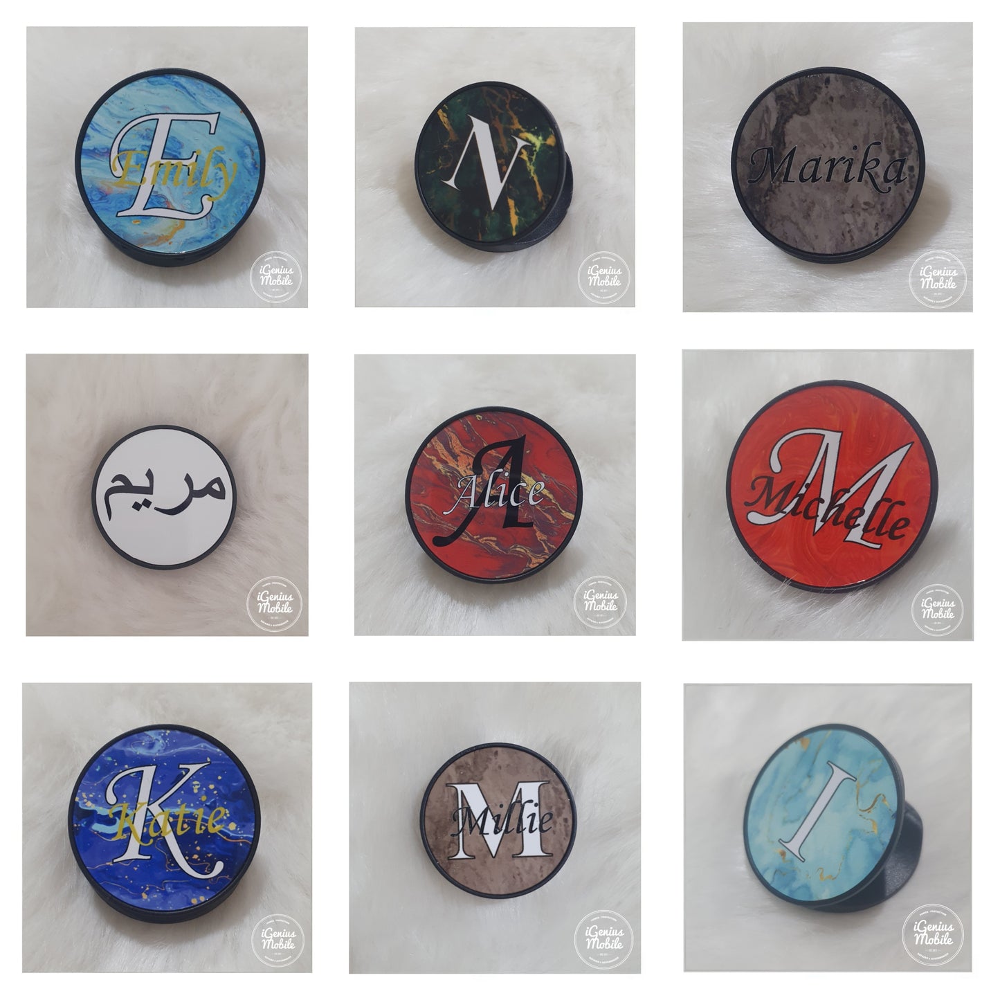 Personalised Pop Sockets