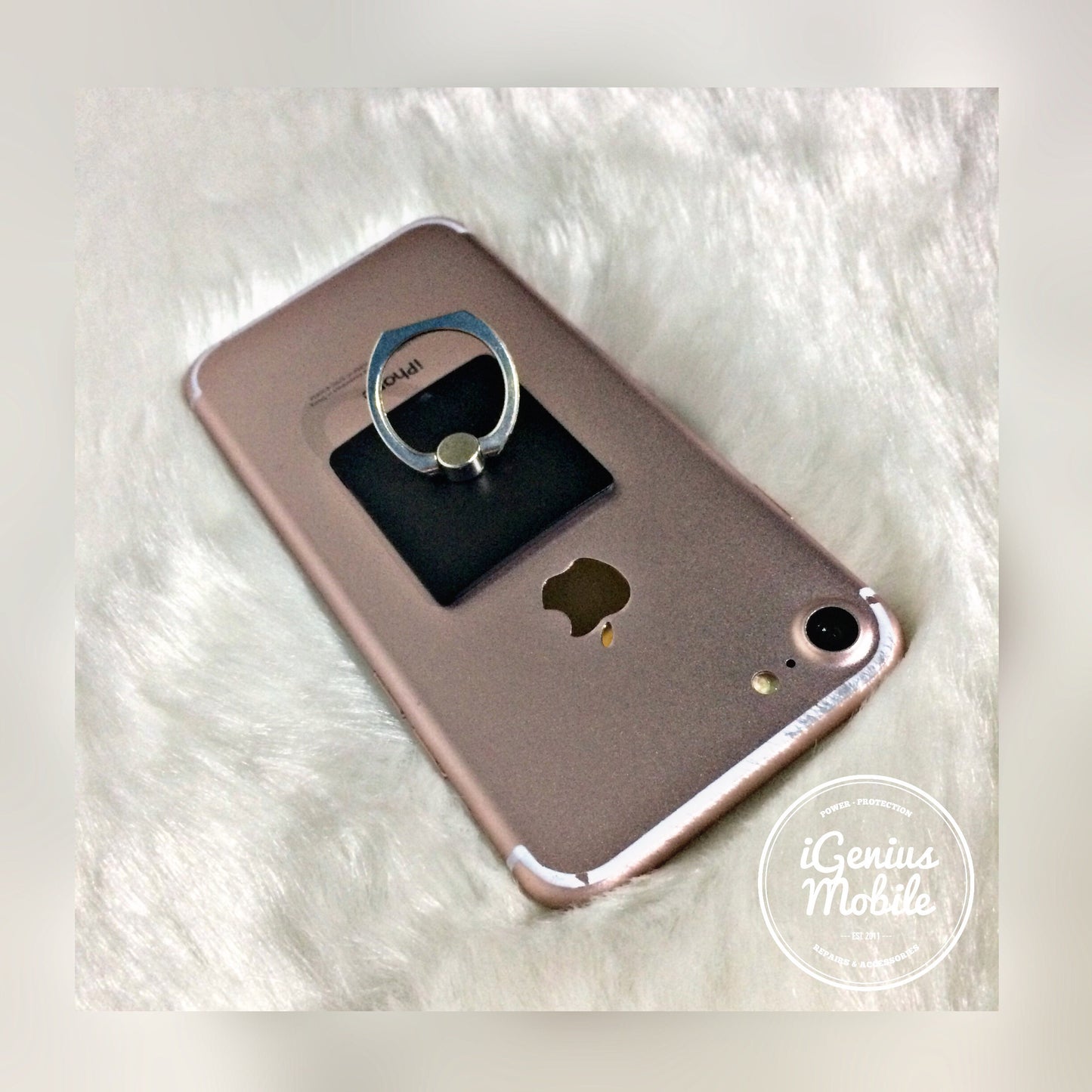 Finger grip mount