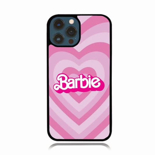 Pink Heart Barbie Case