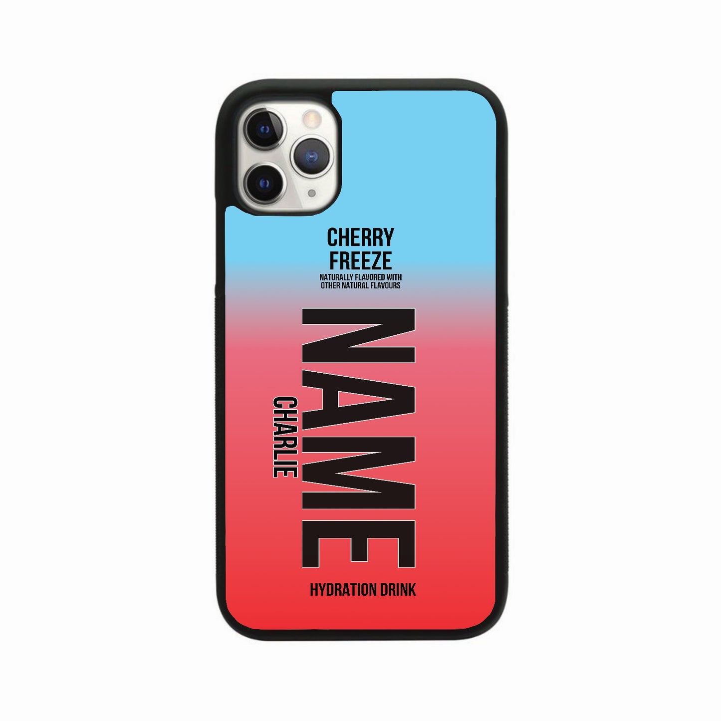 Prime Inspired Hydration Energy Drink Personalised Case - Cherry Freeze