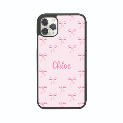 Personalised Bow Phone Case