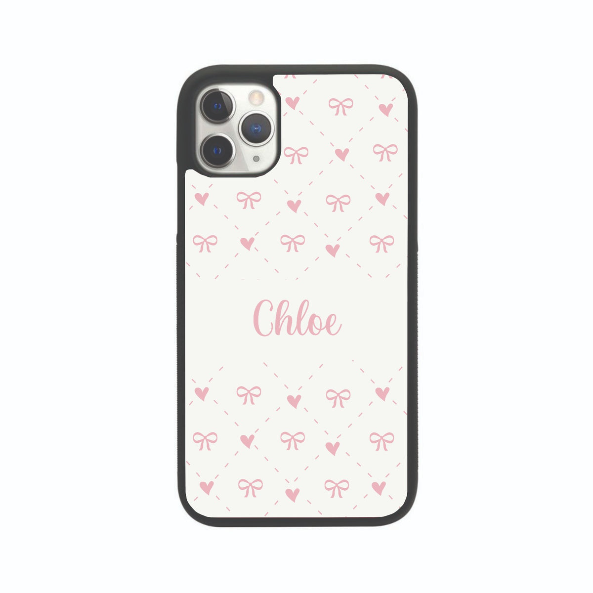 Personalised Bow Phone Case