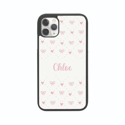 Personalised Bow Phone Case