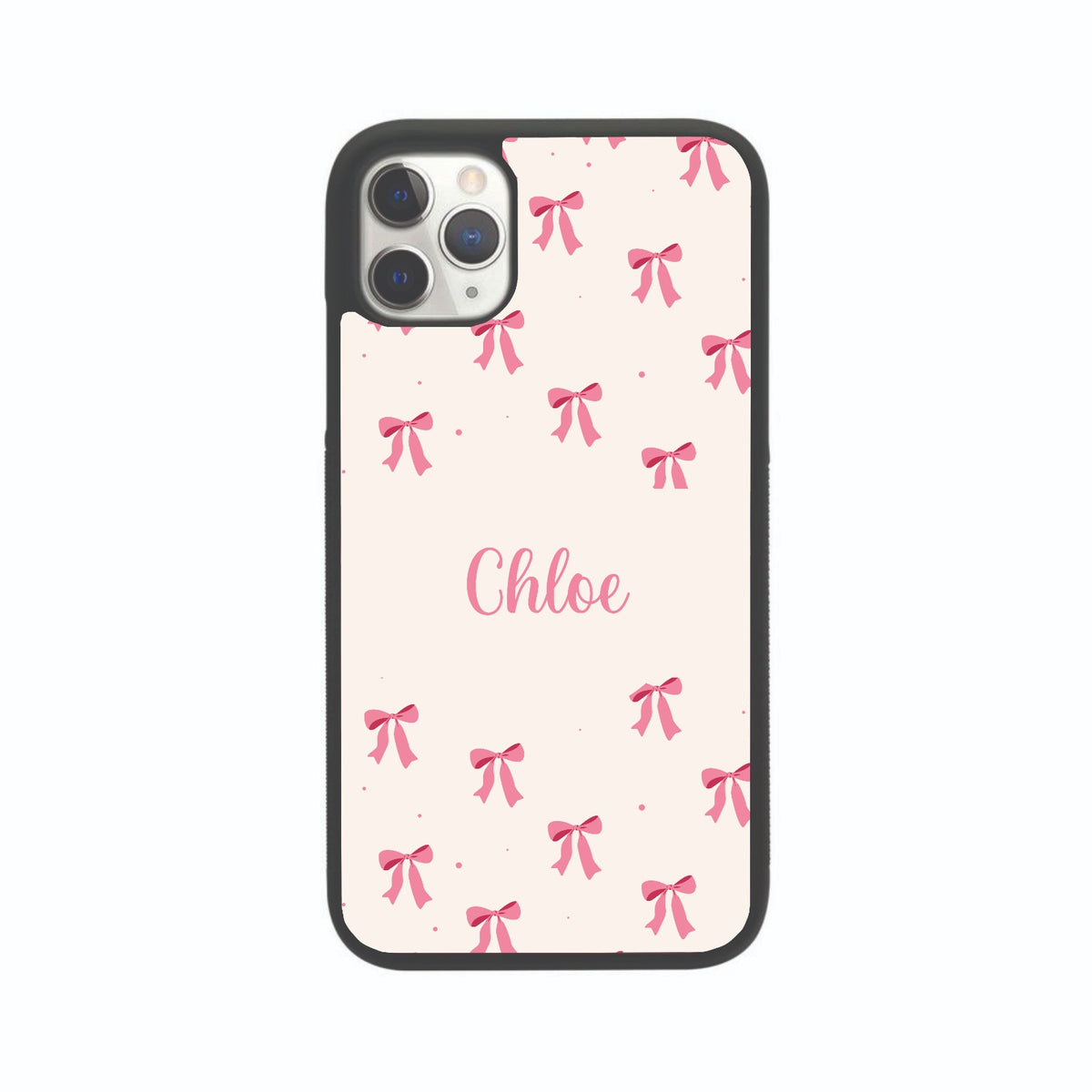 Personalised Bow Phone Case