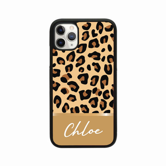 Brown Leopard Bottom Square Personalised Case