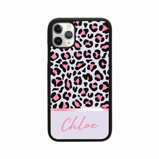 Pink Leopard Bottom Square Personalised Case