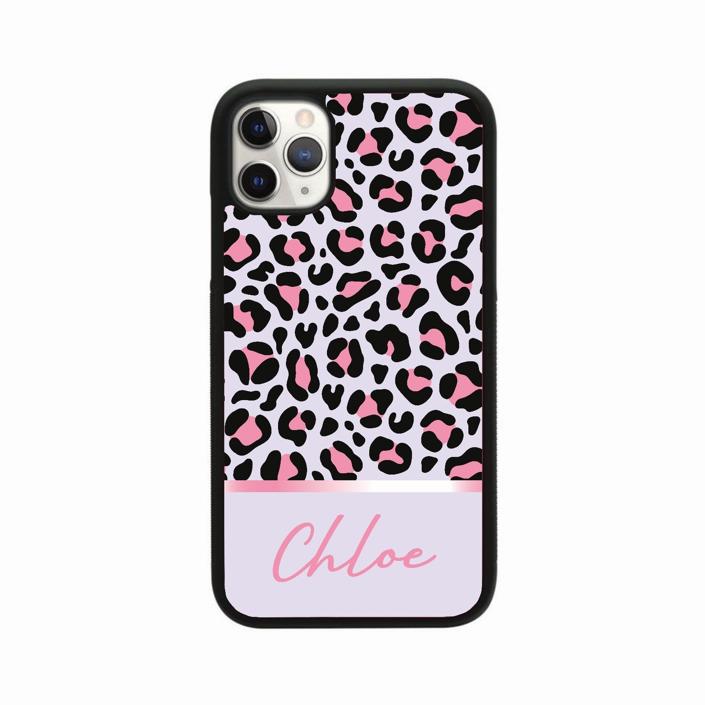 Pink Leopard Bottom Square Personalised Case