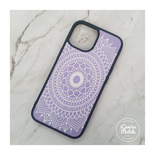 Purple Henna Mandala Print Case
