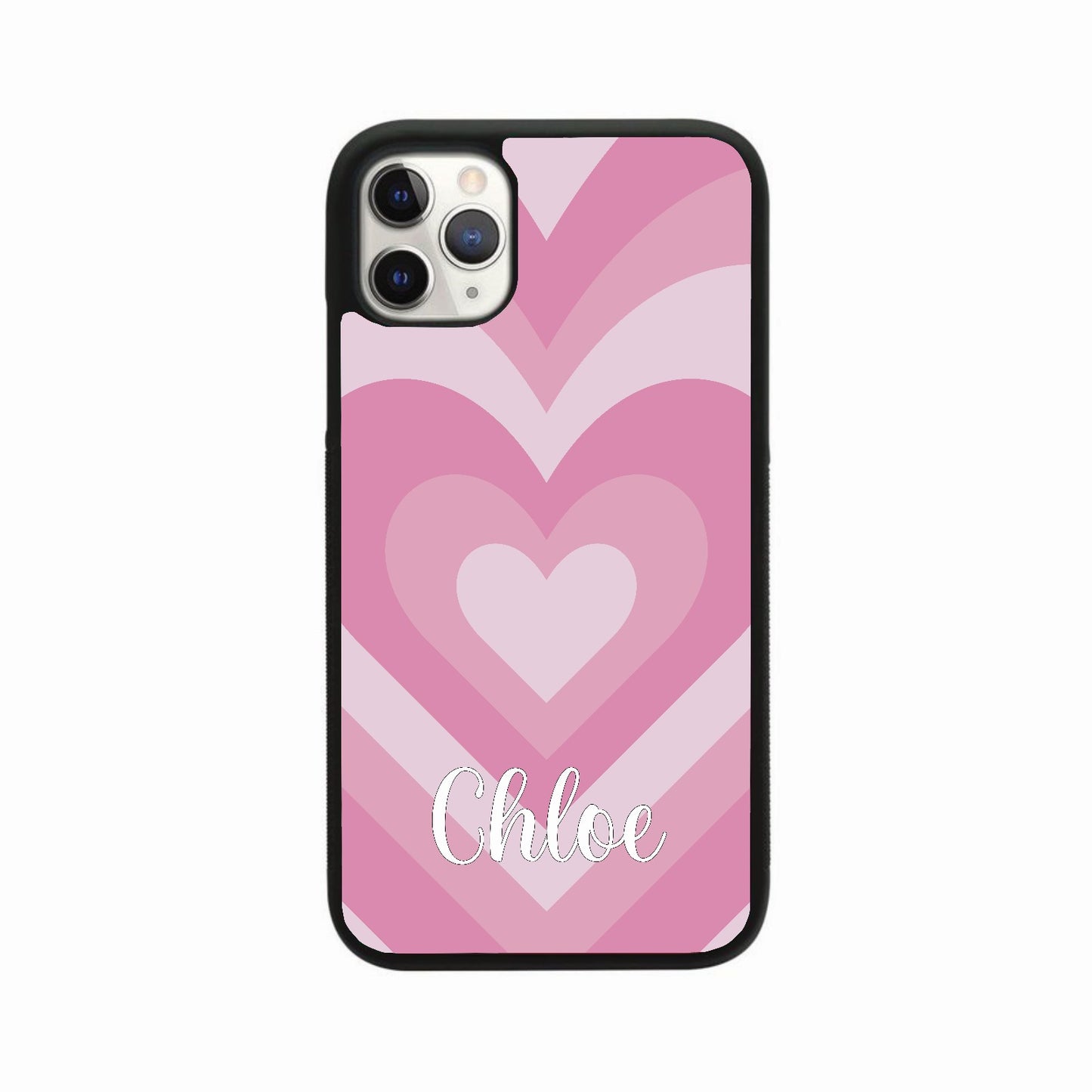 Personalised Heart Case - Pink