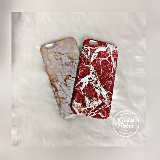 SALE - Red Marble Case