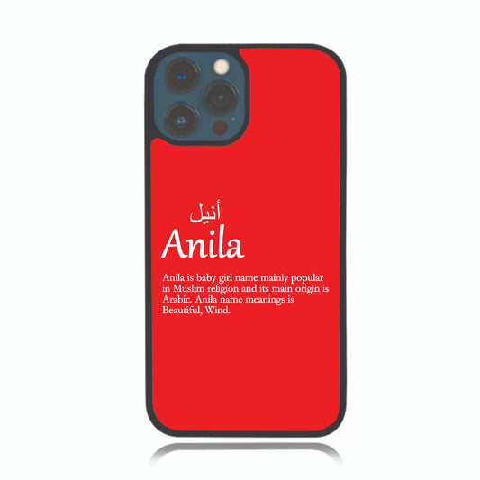 Arabic & English Personalised Case - Red