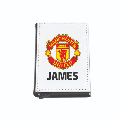 Personalised Football Smart PU Leather Card Holder