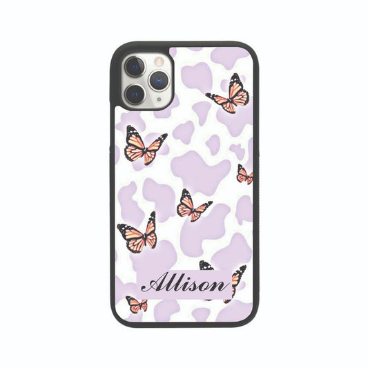 Butterfly Cow Print Personalised Case
