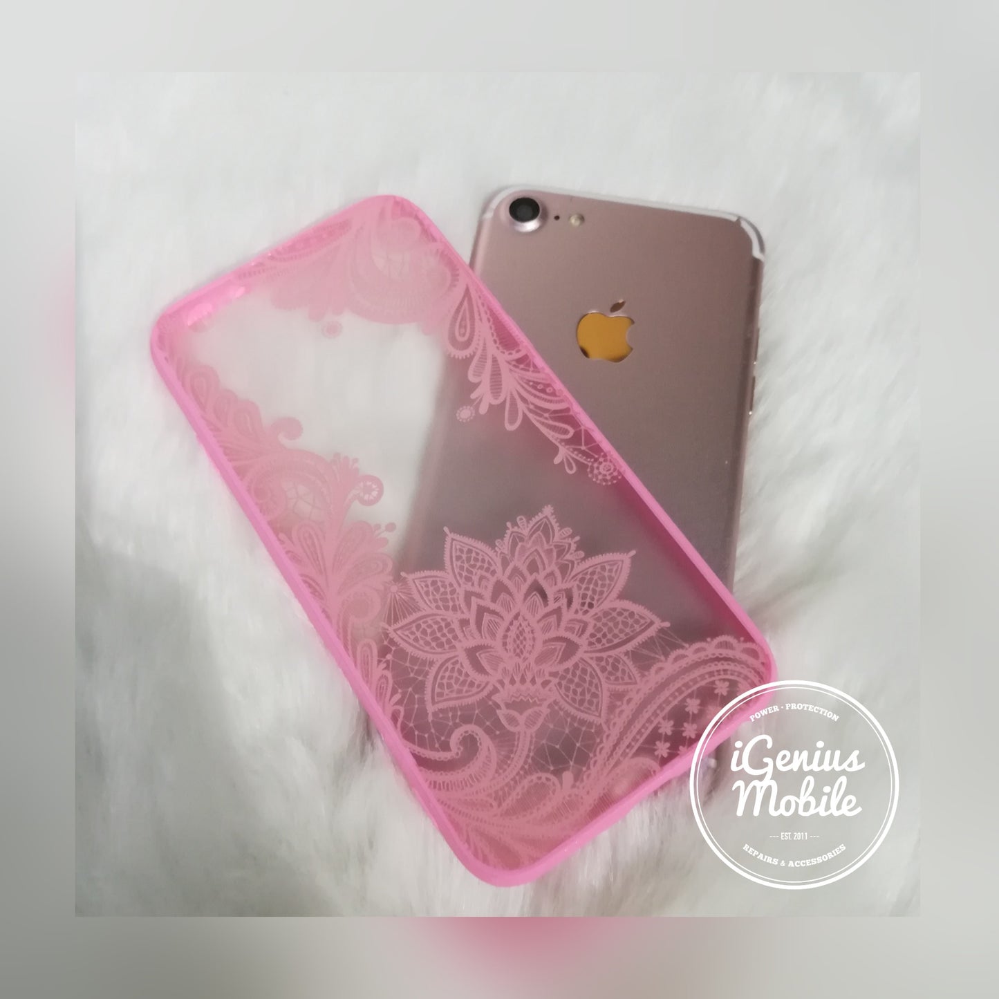 SALE - Henna Lace Case (Pink)